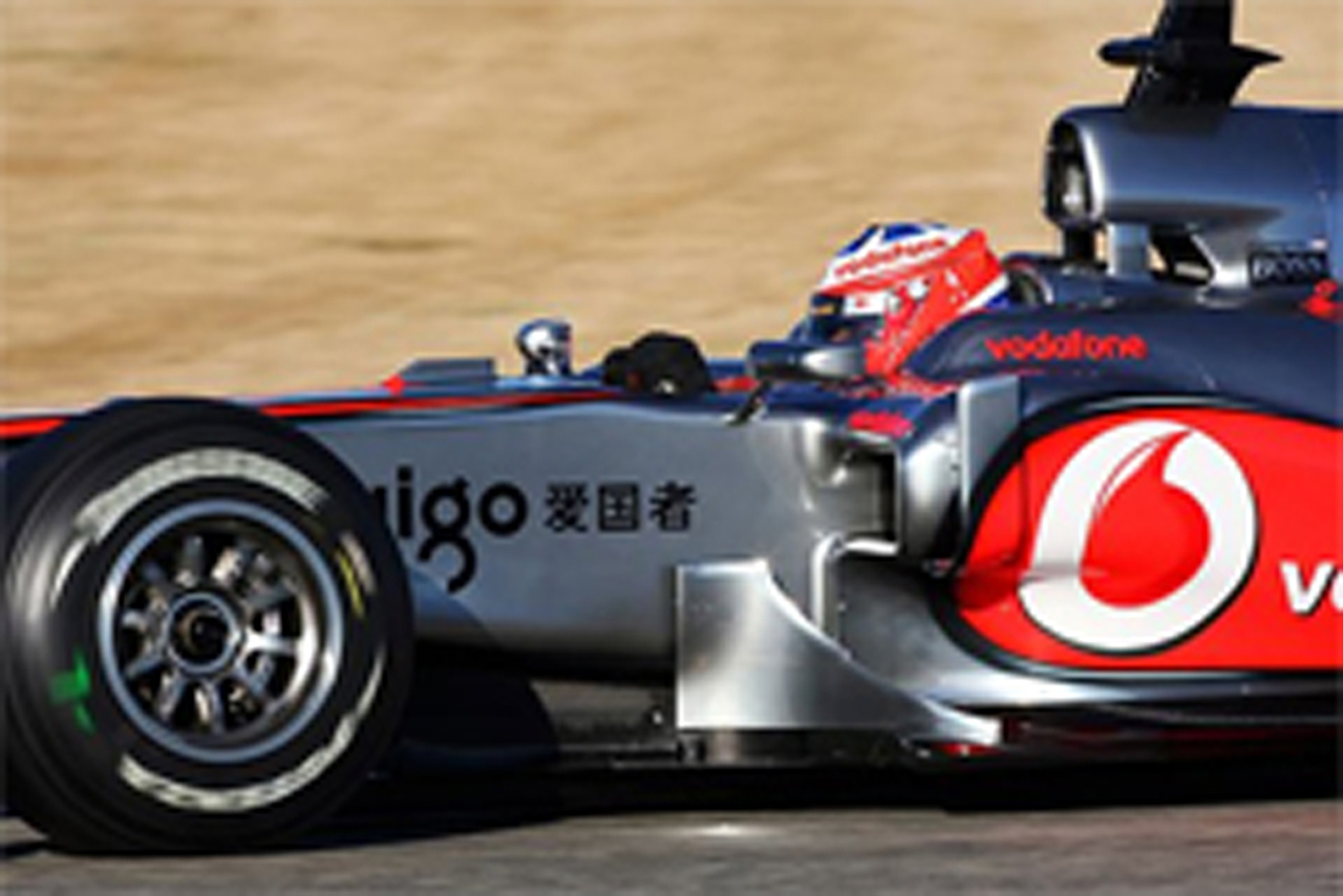 マクラーレン：F1バレンシア合同テスト初日