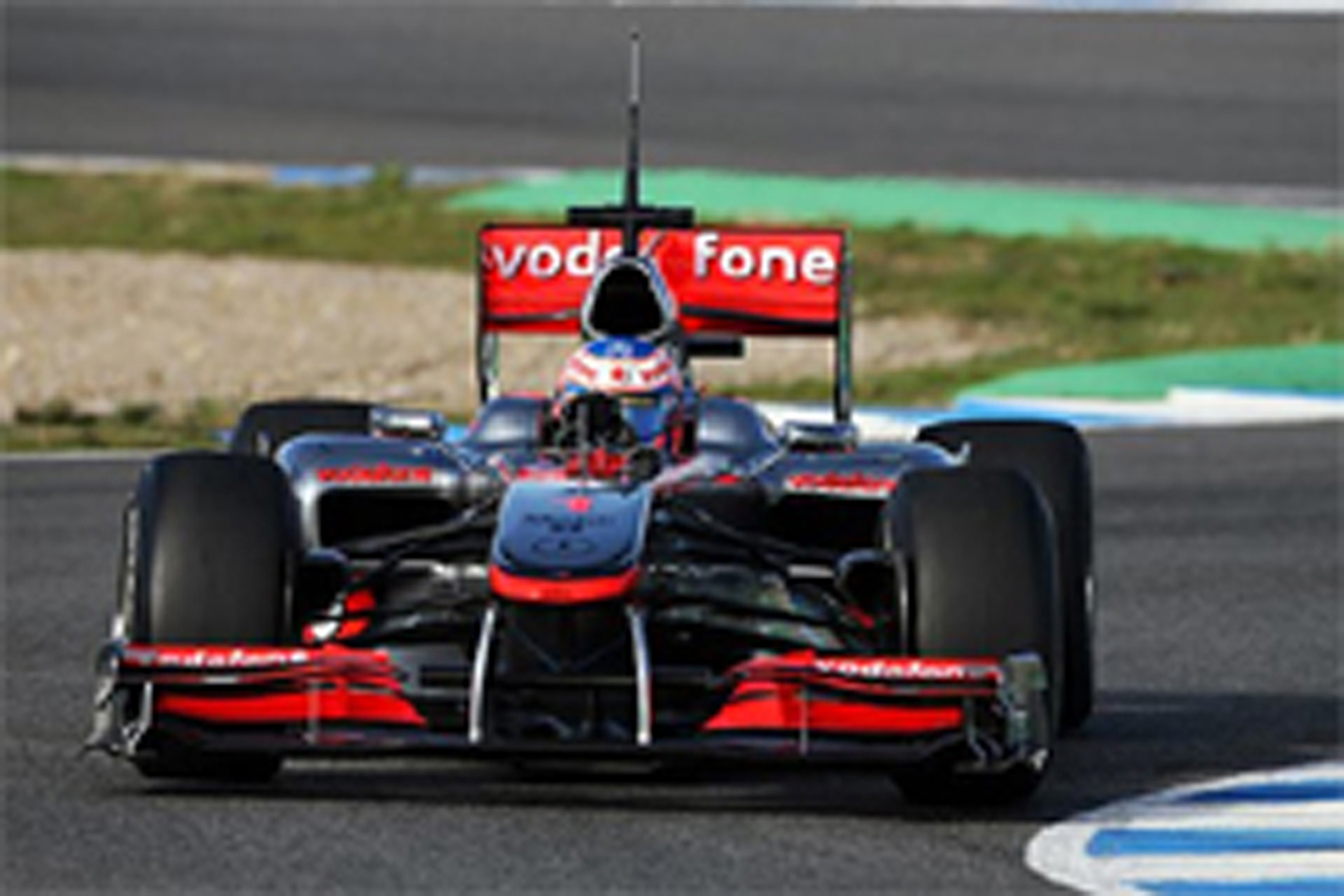 F1ヘレス合同テスト最終日：ジェンソン・バトンがトップタイム