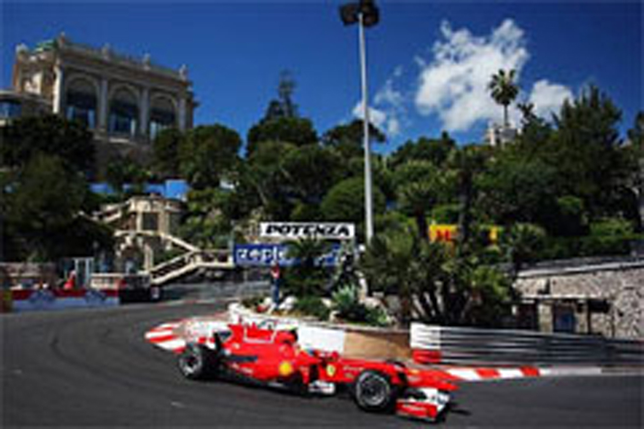 F1モナコGP フリー走行2回目：フェルナンド・アロンソが再びトップ