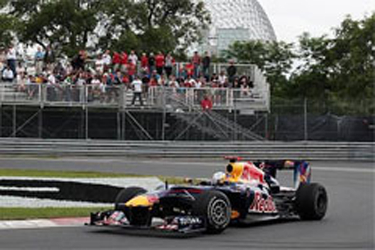 F1カナダGP フリー走行2回目：セバスチャン・ベッテルがトップタイム