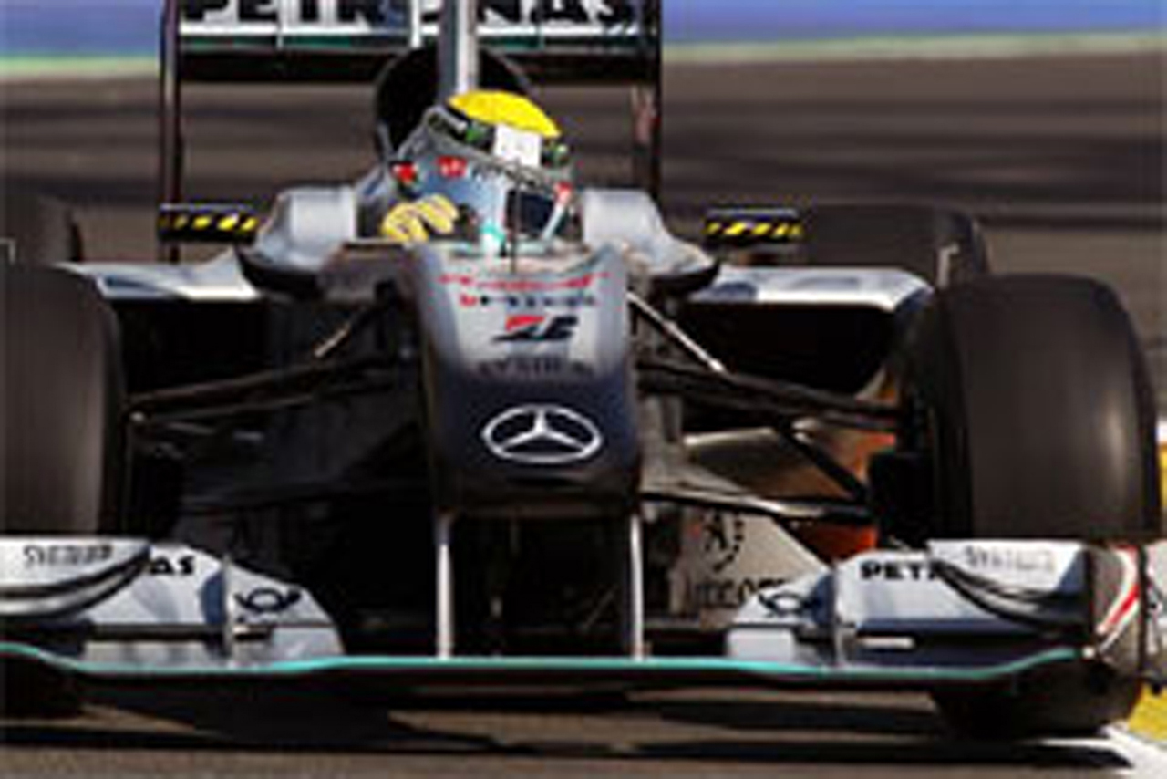 F1ヨーロッパGP フリー走行1回目：ニコ・ロズベルグがトップタイム