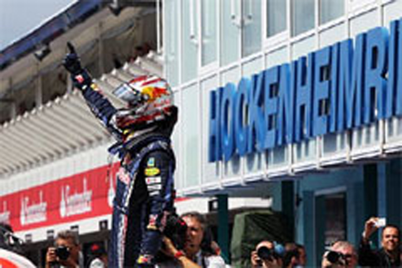 レッドブル：ベッテルが3戦連続ポールポジション （F1ドイツGP予選）