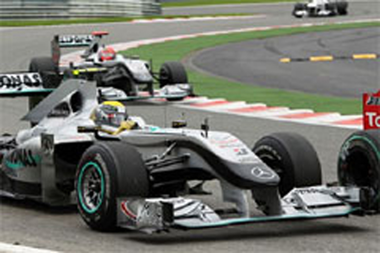 メルセデスGP：ダブル完走を果たす （F1ベルギーGP）