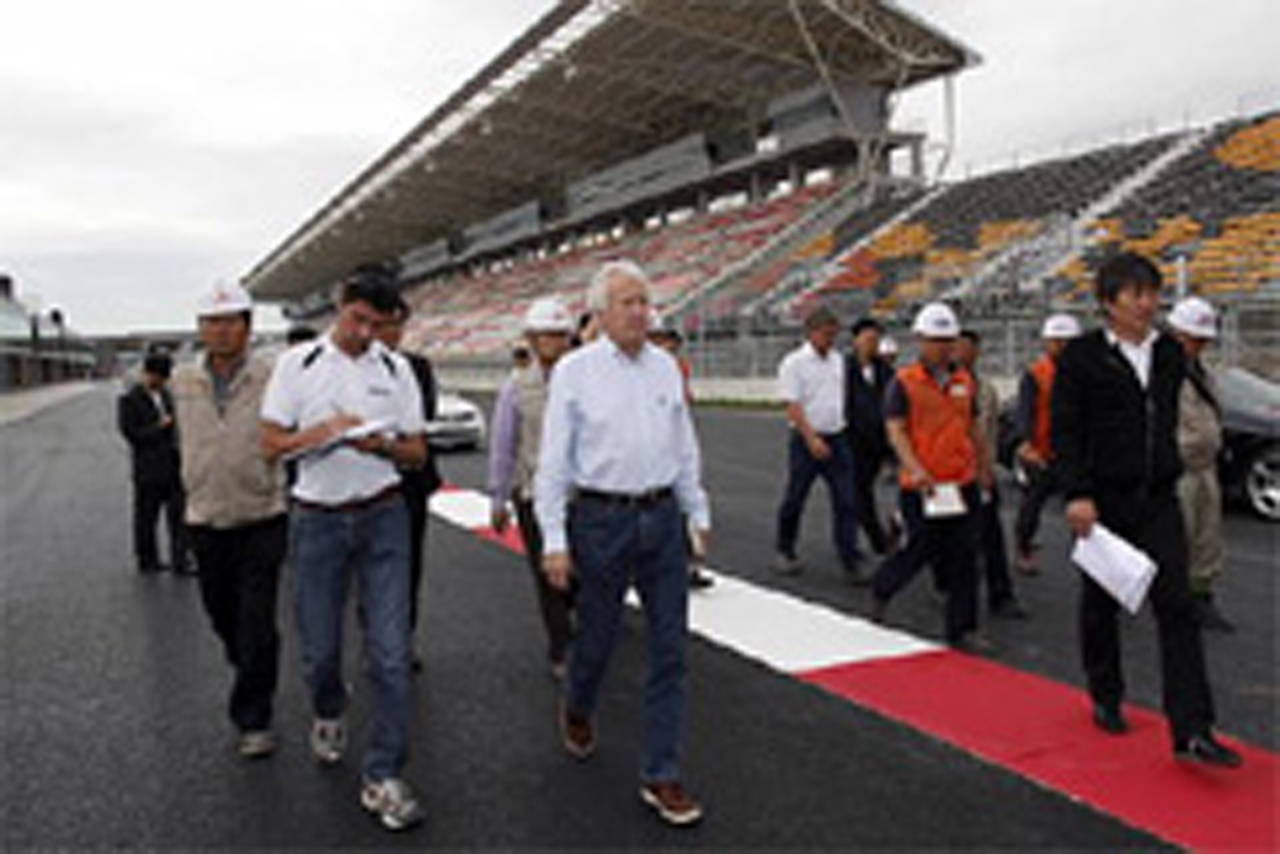F1韓国GP側、会場が未完成であることを認める