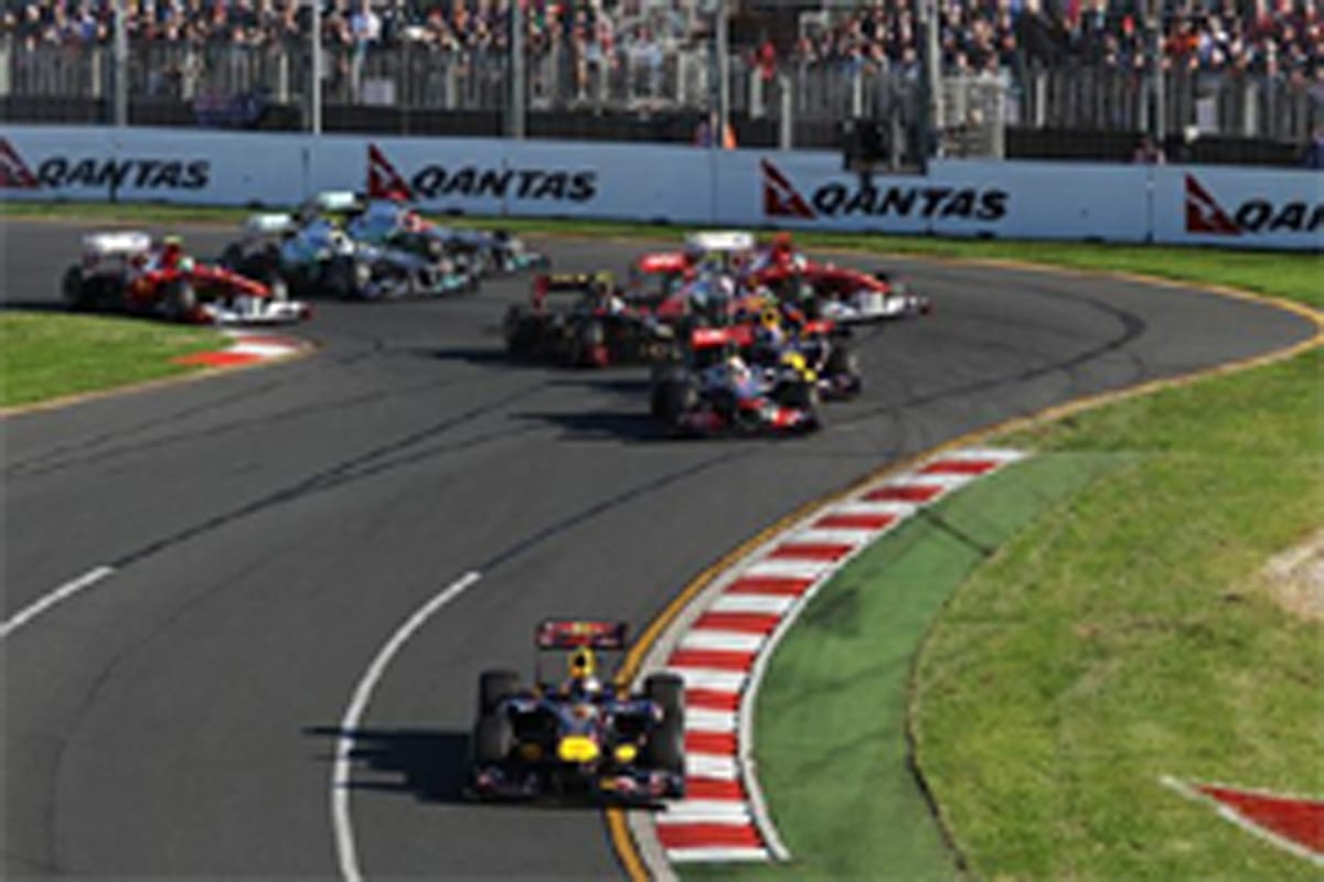 F1オーストラリアGP：セバスチャン・ベッテルが開幕戦を制す