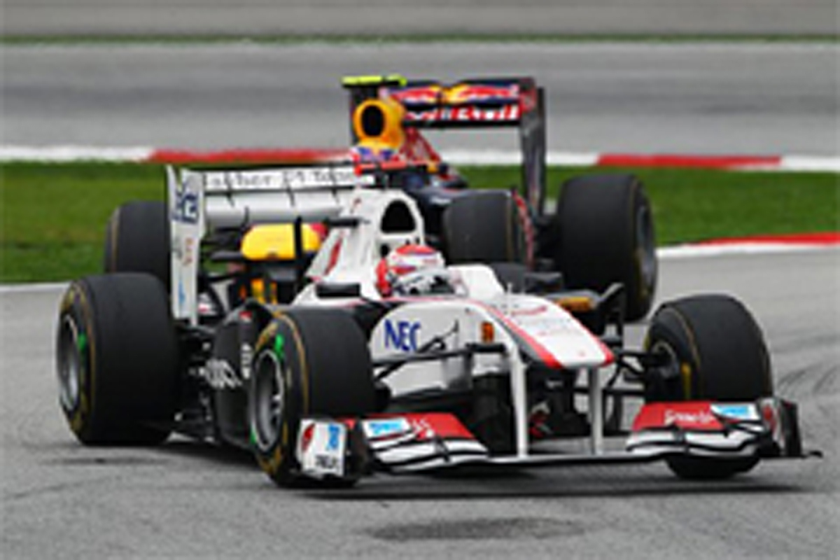ザウバー：小林可夢偉が8位入賞 （F1マレーシアGP）