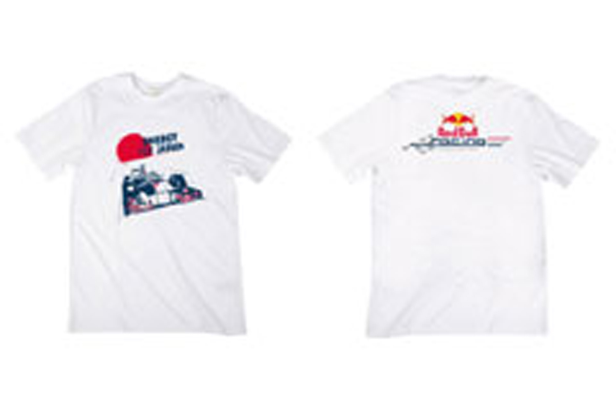 レッドブル、チャリティーTシャツを販売