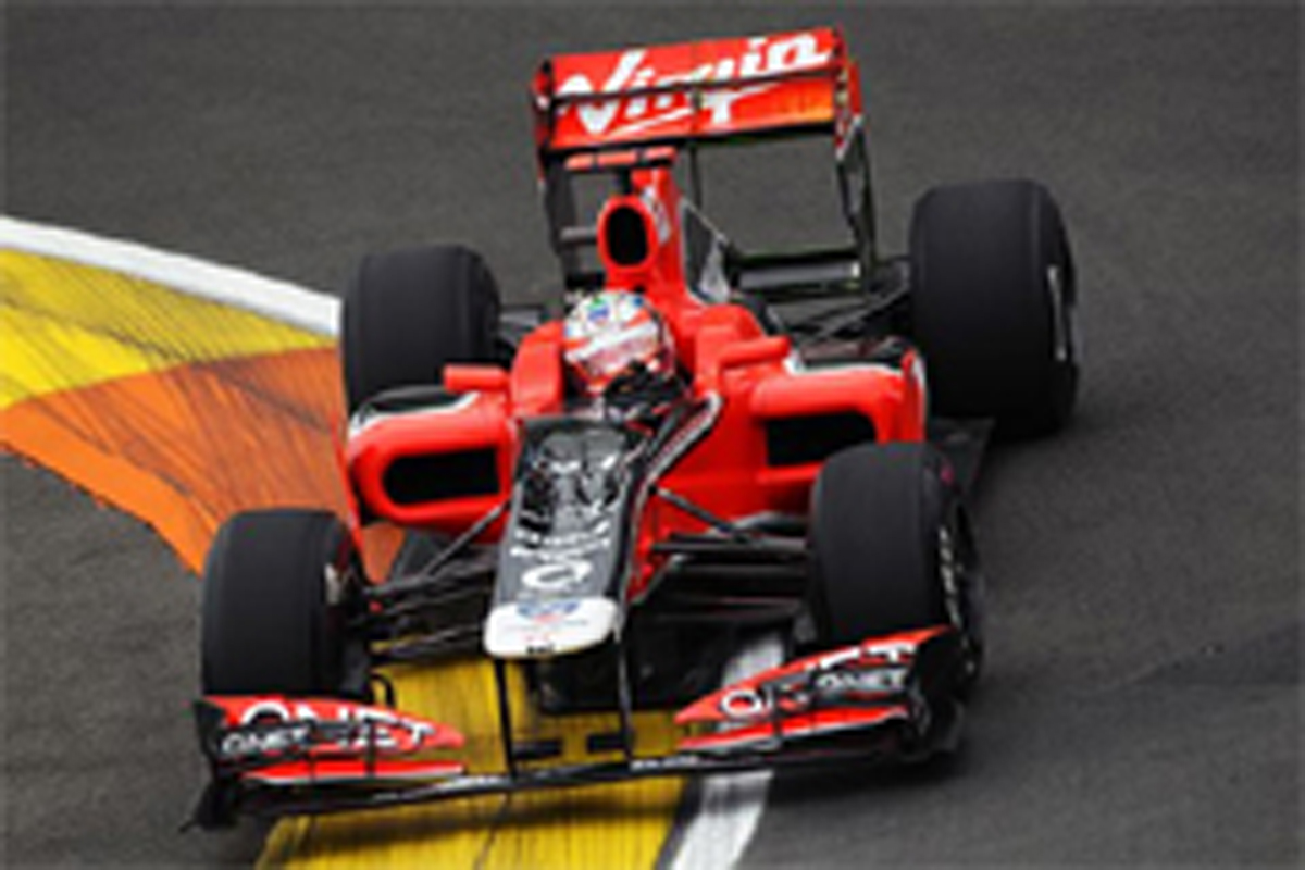 ヴァージン：F1ヨーロッパGP初日