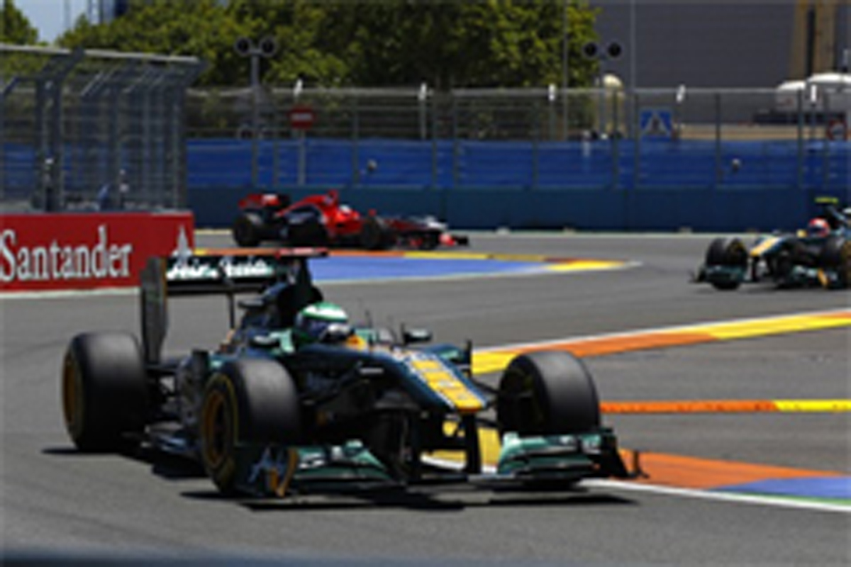 チーム・ロータス：納得のレース （F1ヨーロッパGP）