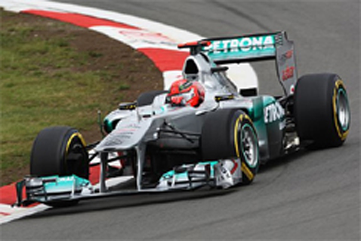 メルセデスGP：F1ドイツGP初日
