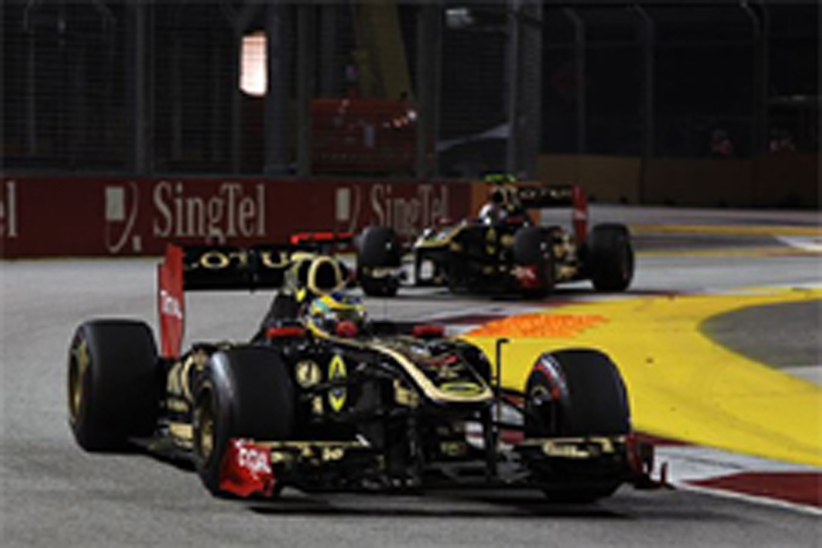 ロータス・ルノーGP：見せ場なくノーポイント （F1シンガポールGP）
