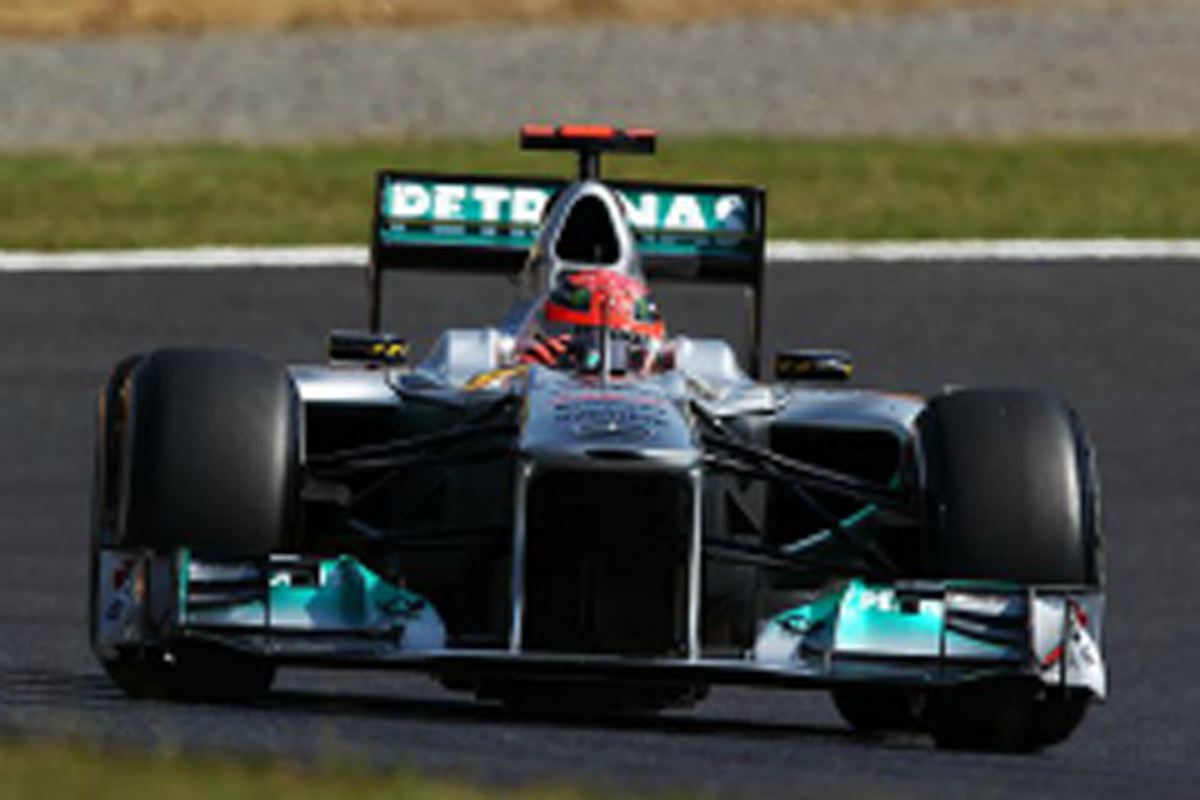 メルセデスGP：F1日本GP初日