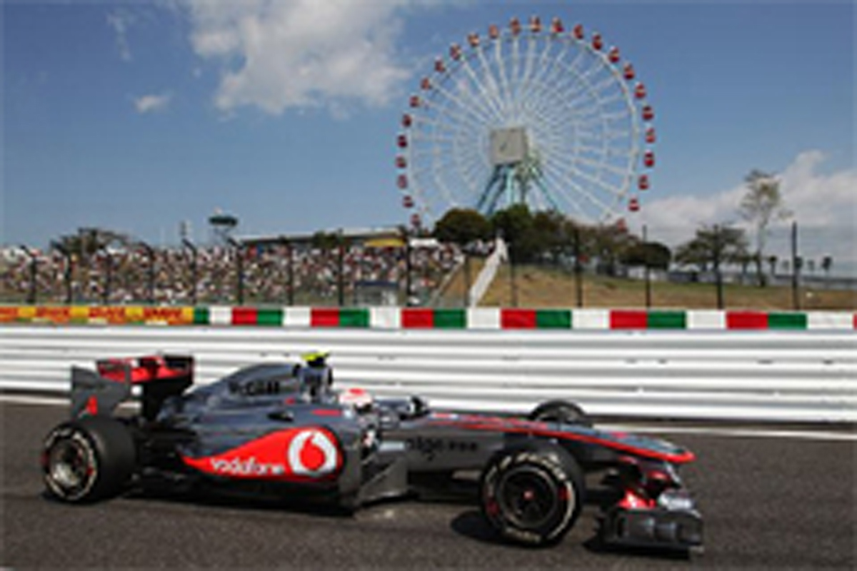 F1日本GP フリー走行3回目：ジェンソン・バトンがトップタイム
