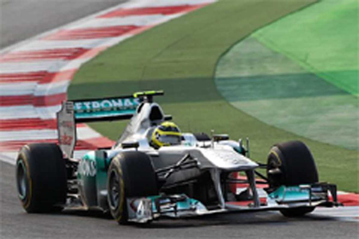 メルセデスGP：F1インドGP初日