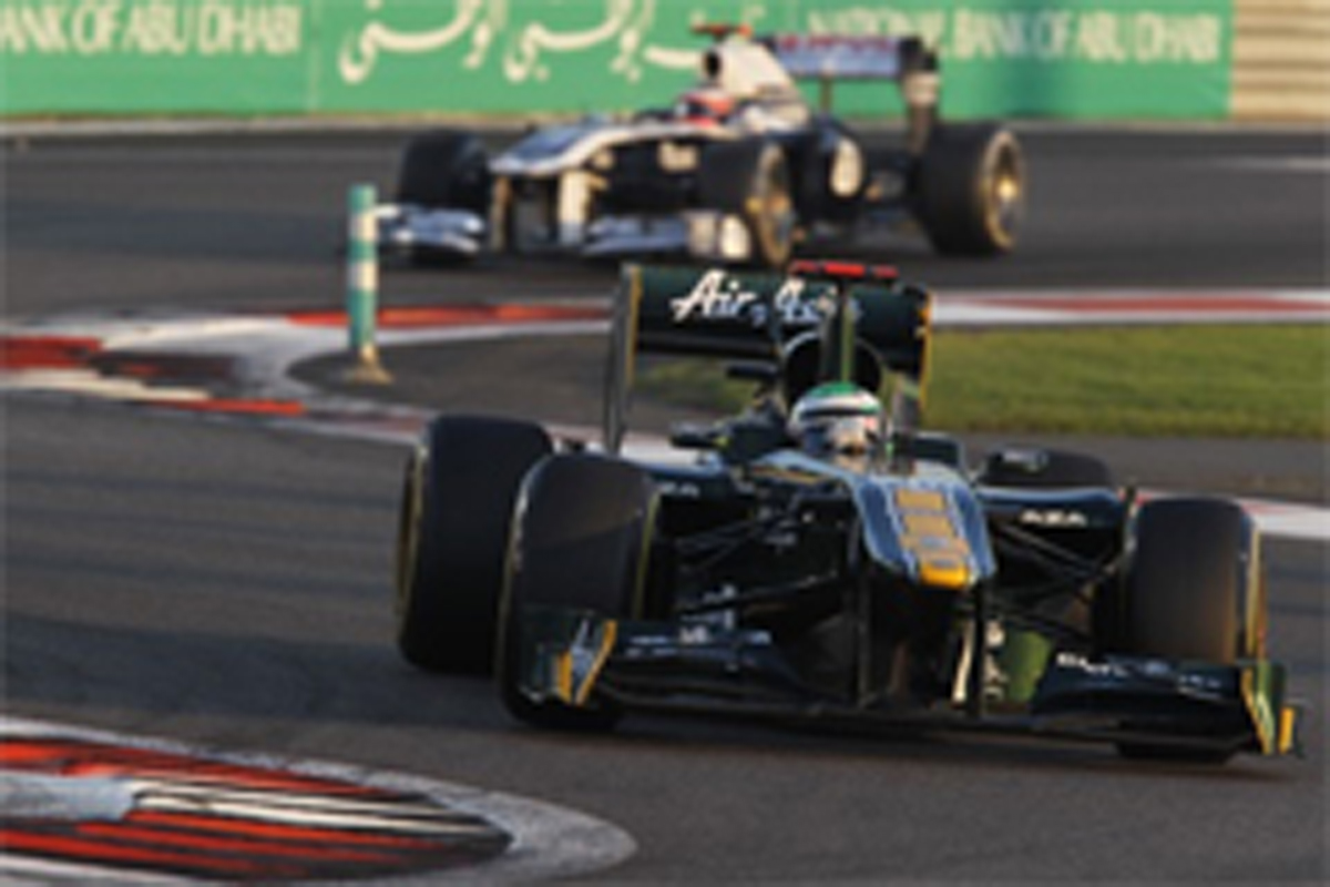 チーム・ロータス：励みになるパフォーマンス （F1アブダビGP）