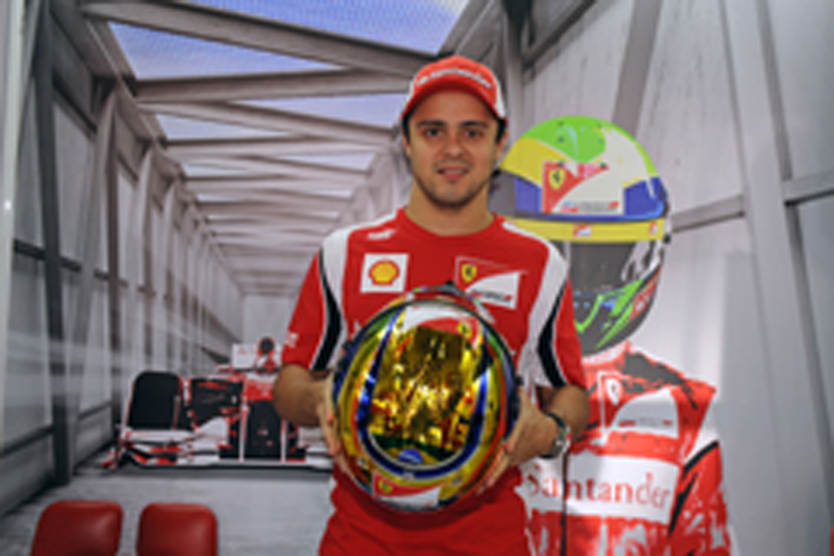 フェリペ・マッサ、F1ブラジルGP特別ヘルメット