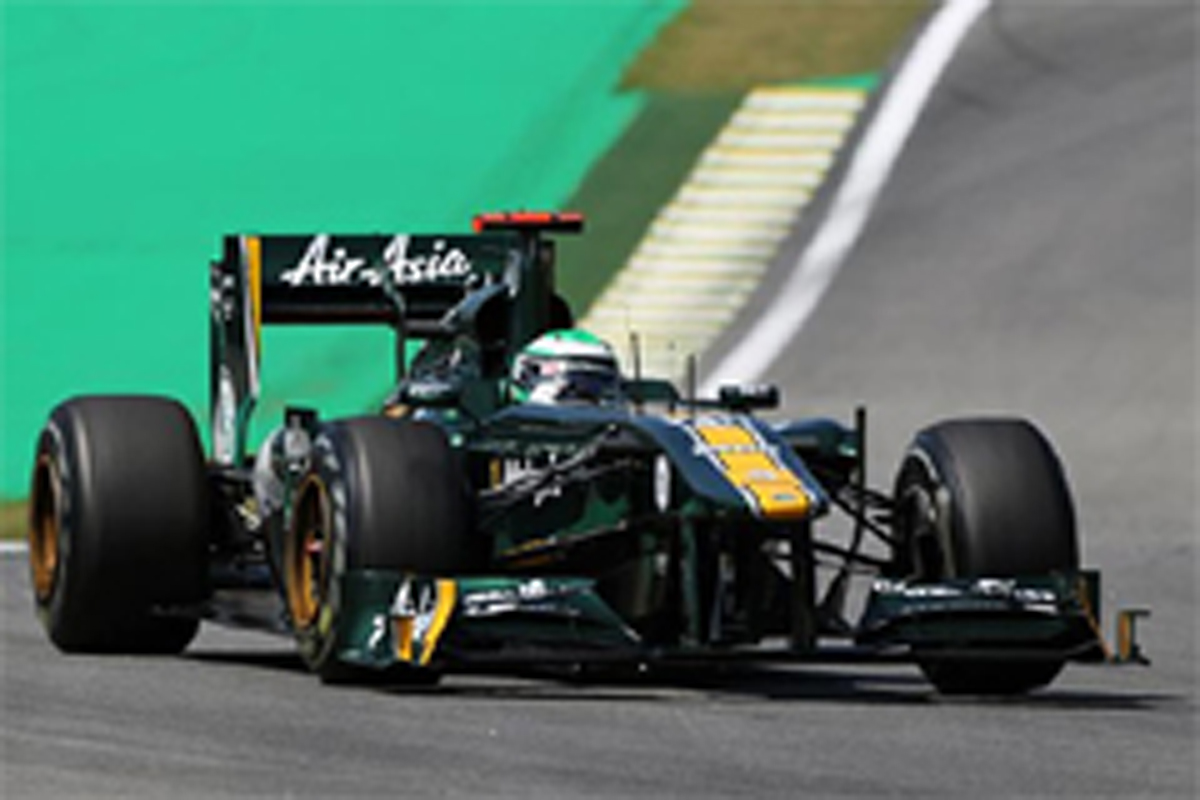 チーム・ロータス：F1ブラジルGP初日
