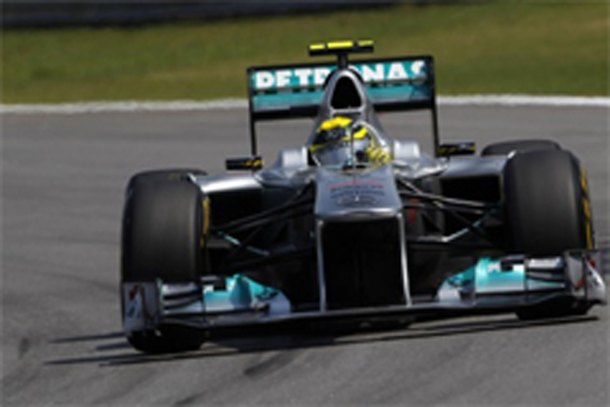 メルセデスGP：ニコ・ロズベルグが6番手 （F1ブラジルGP予選）