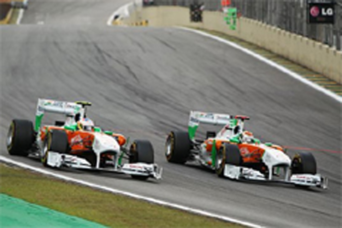 フォース・インディア：コンストラクターズ選手権6位 （F1ブラジルGP）