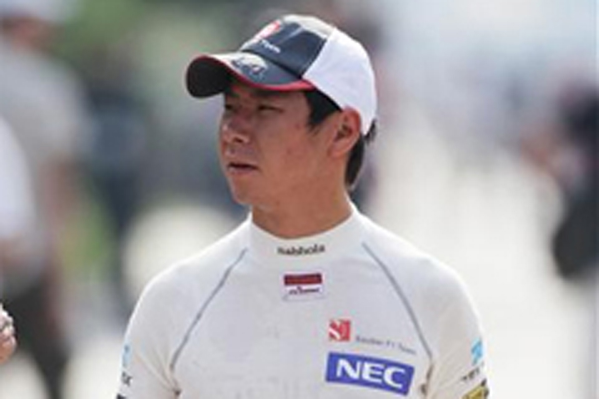 小林可夢偉、予選後にサスペンションの故障が発覚