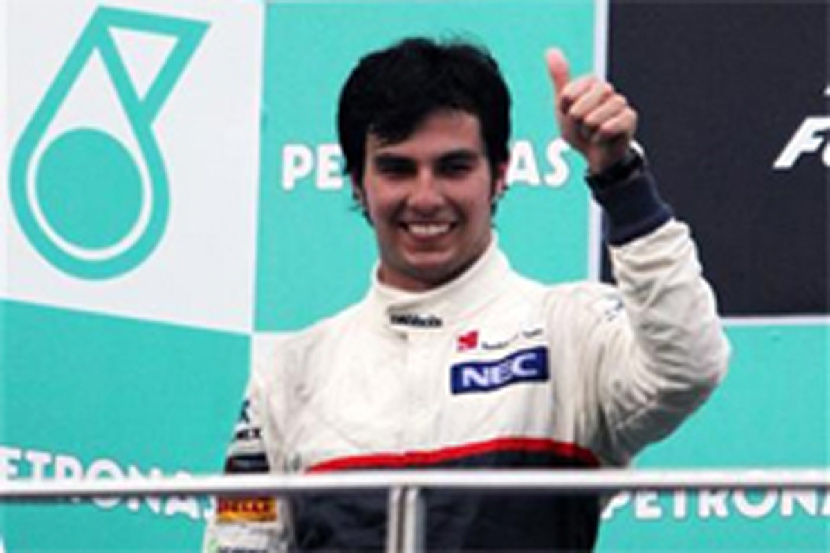セルジオ・ペレス、F1初表彰台の2位も「優勝できた」
