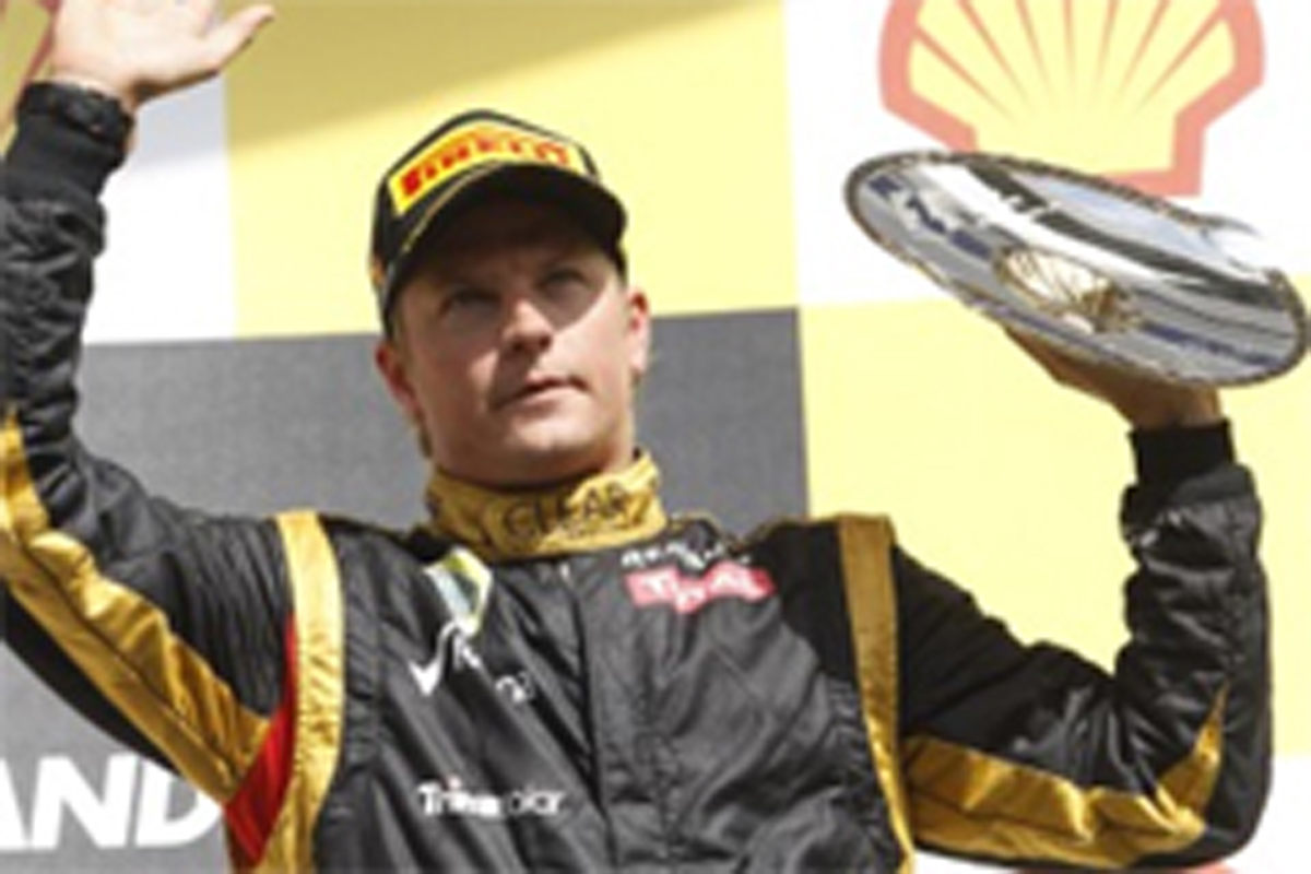 ロータス：キミ・ライコネンが3位表彰台 （F1ベルギーGP）