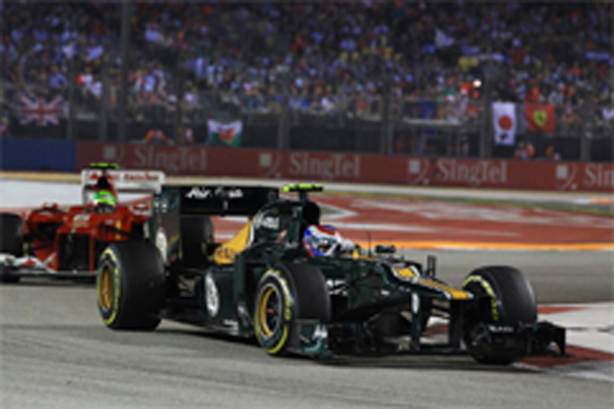 ケータハム：マルシャに先行を許す （F1シンガポールGP）