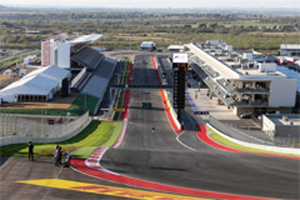 F1アメリカGP、DRSゾーンは1箇所