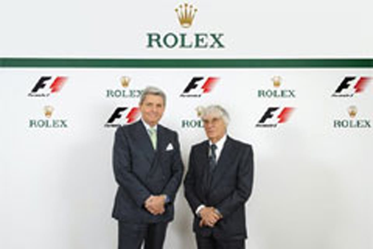 ロレックス、F1公式タイムキーパーに就任