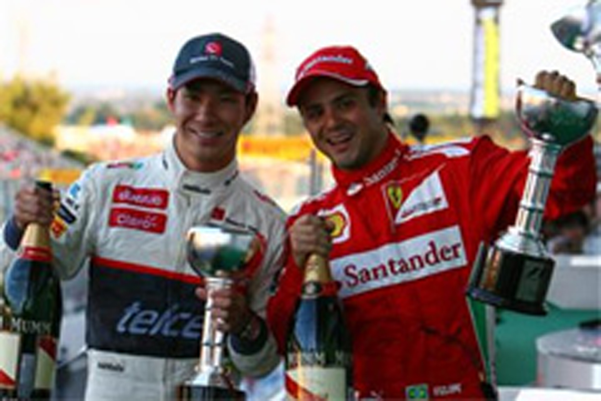 小林可夢偉、フェリペ・マッサのカート大会に参加