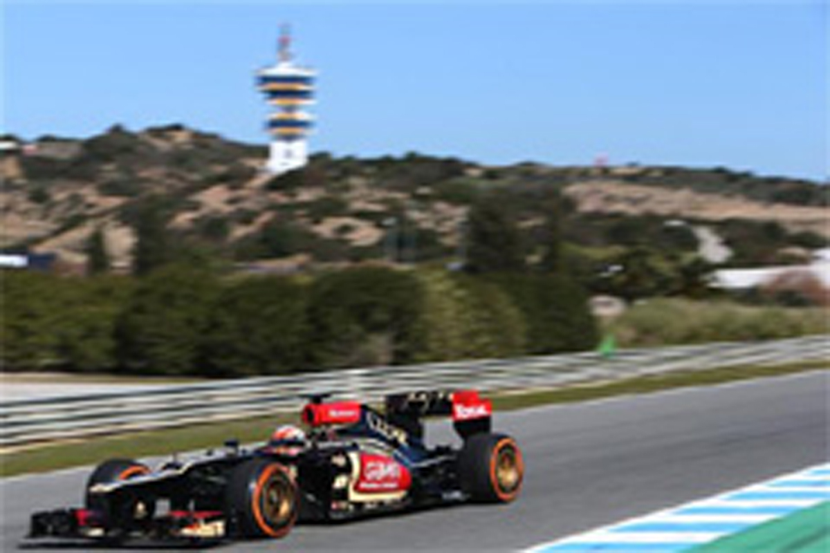 F1ヘレステスト2日目：ロマン・グロージャンがトップタイム