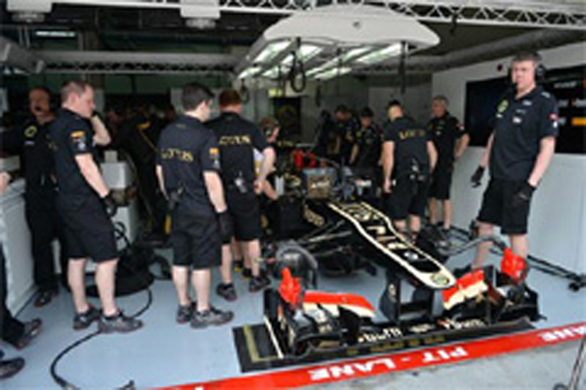 ロータス、新パーツはキミ・ライコネン優先