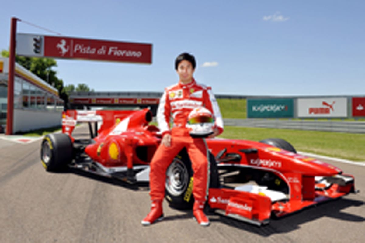 小林可夢偉、フェラーリのF1カーで初走行
