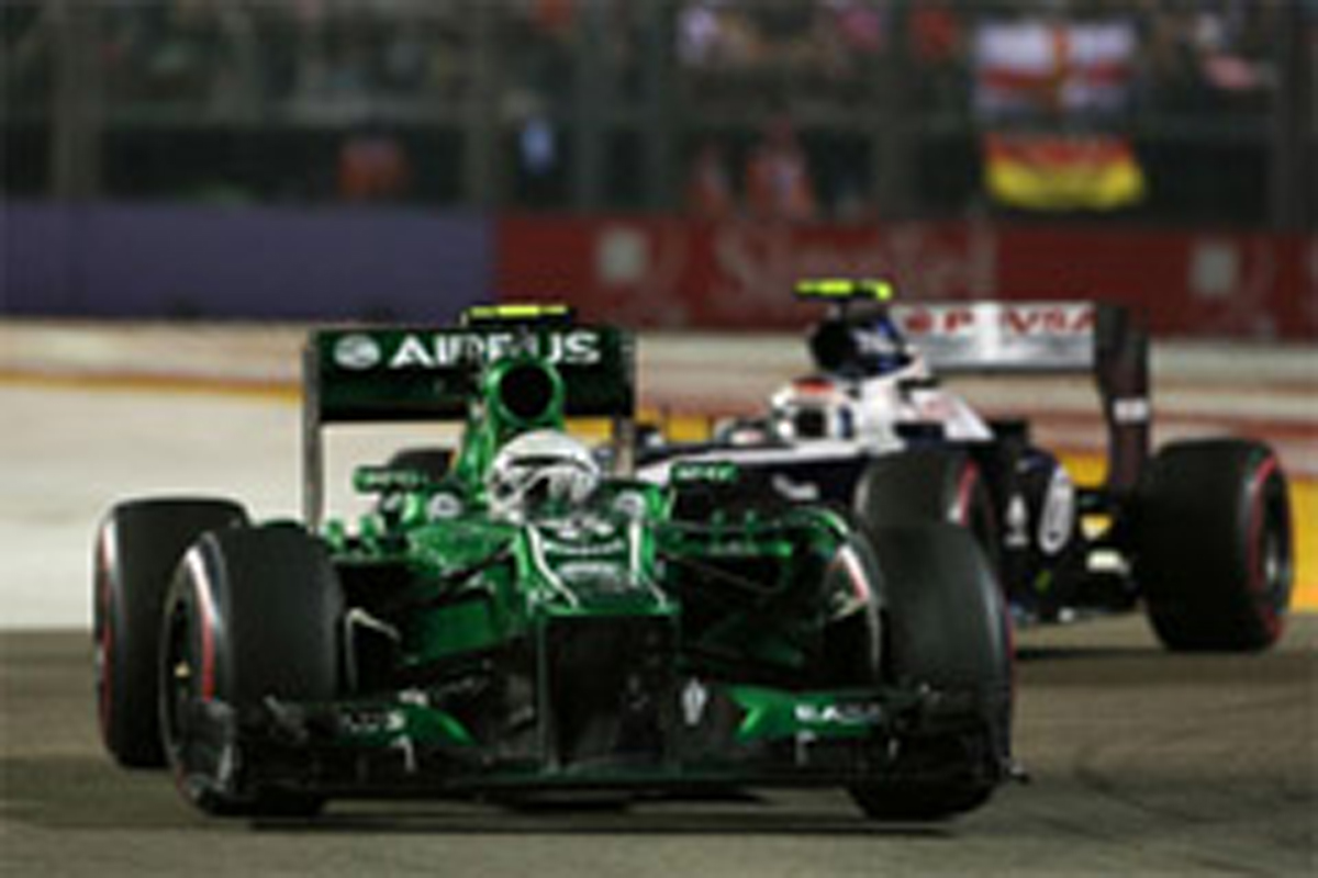 ケータハム：ヴァン・デル・ガルデが16位 （F1シンガポールGP）