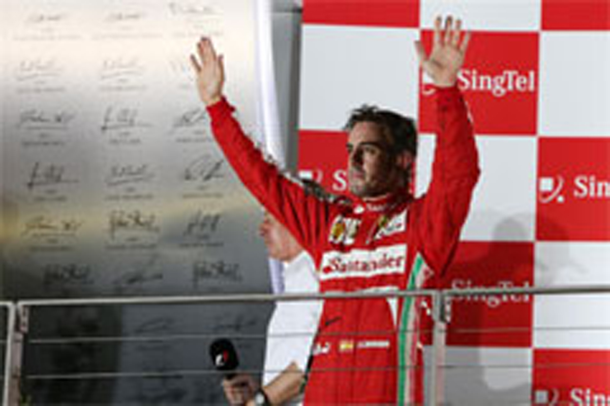 フェラーリ：フェルナンド・アロンソが2位表彰台 （F1シンガポールGP）