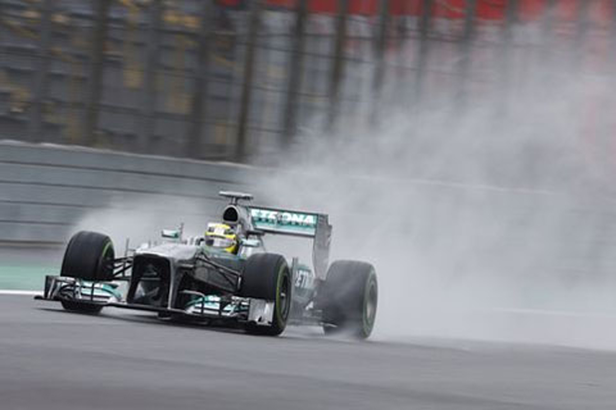 F1ブラジルGP フリー走行1回目：ニコ・ロズベルグがトップタイム