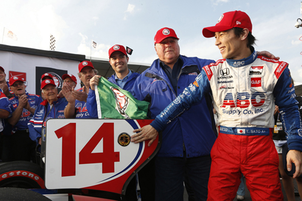 佐藤琢磨 ポールポジション 「これ以上は望めないシーズンスタート」