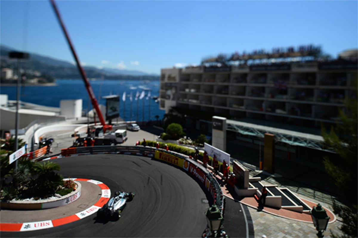 F1モナコGP フリー走行3回目：ルイス・ハミルトンがトップタイム
