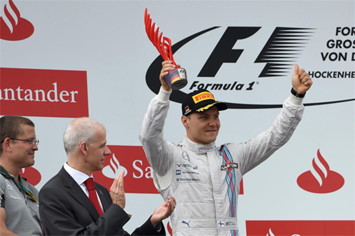 ウィリアムズ：バルテリ・ボッタスが3戦連続表彰台 （F1ドイツGP）