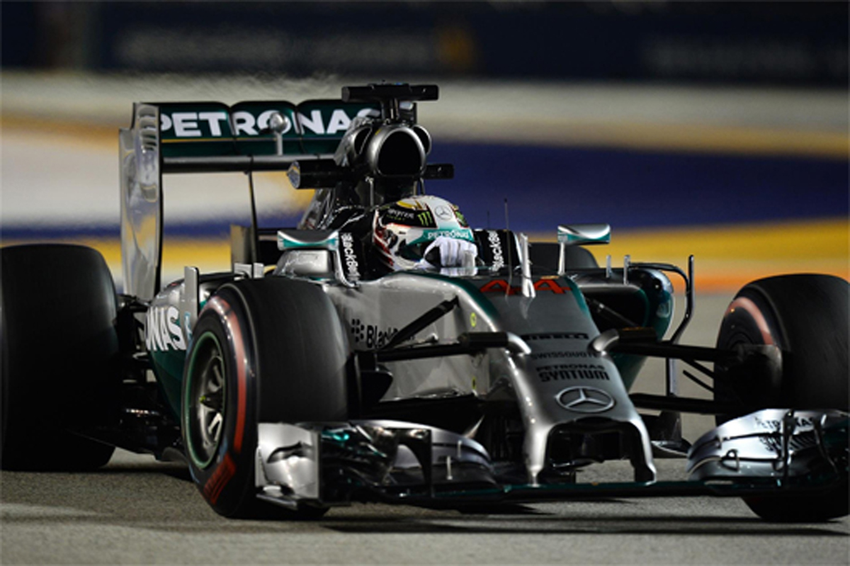 F1シンガポールGP フリー走行2回目：ルイス・ハミルトンがトップタイム