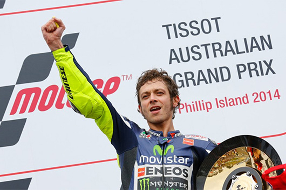 MotoGP：バレンティーノ・ロッシが最高峰クラス通算250戦目