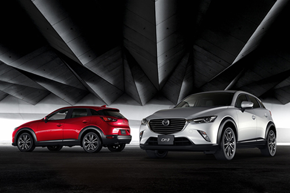 マツダ、CX-3を世界初公開
