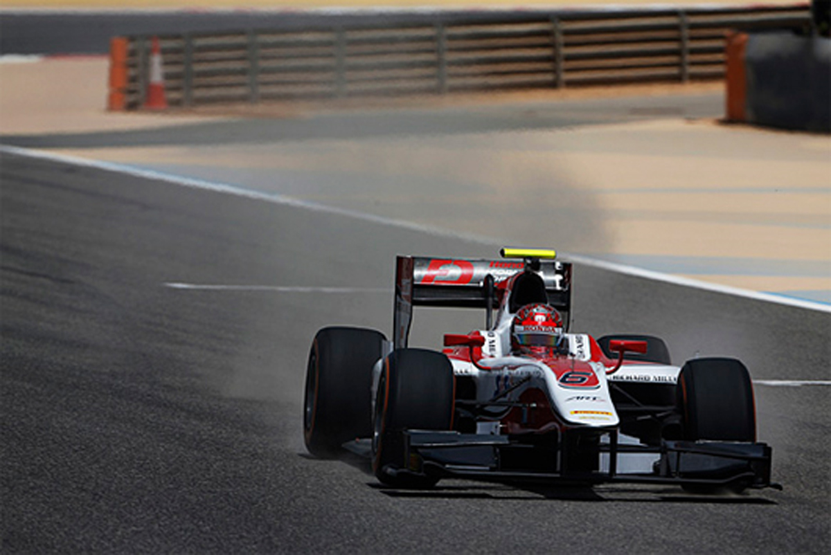 松下信治、GP2テスト2日目のトップタイムを記録