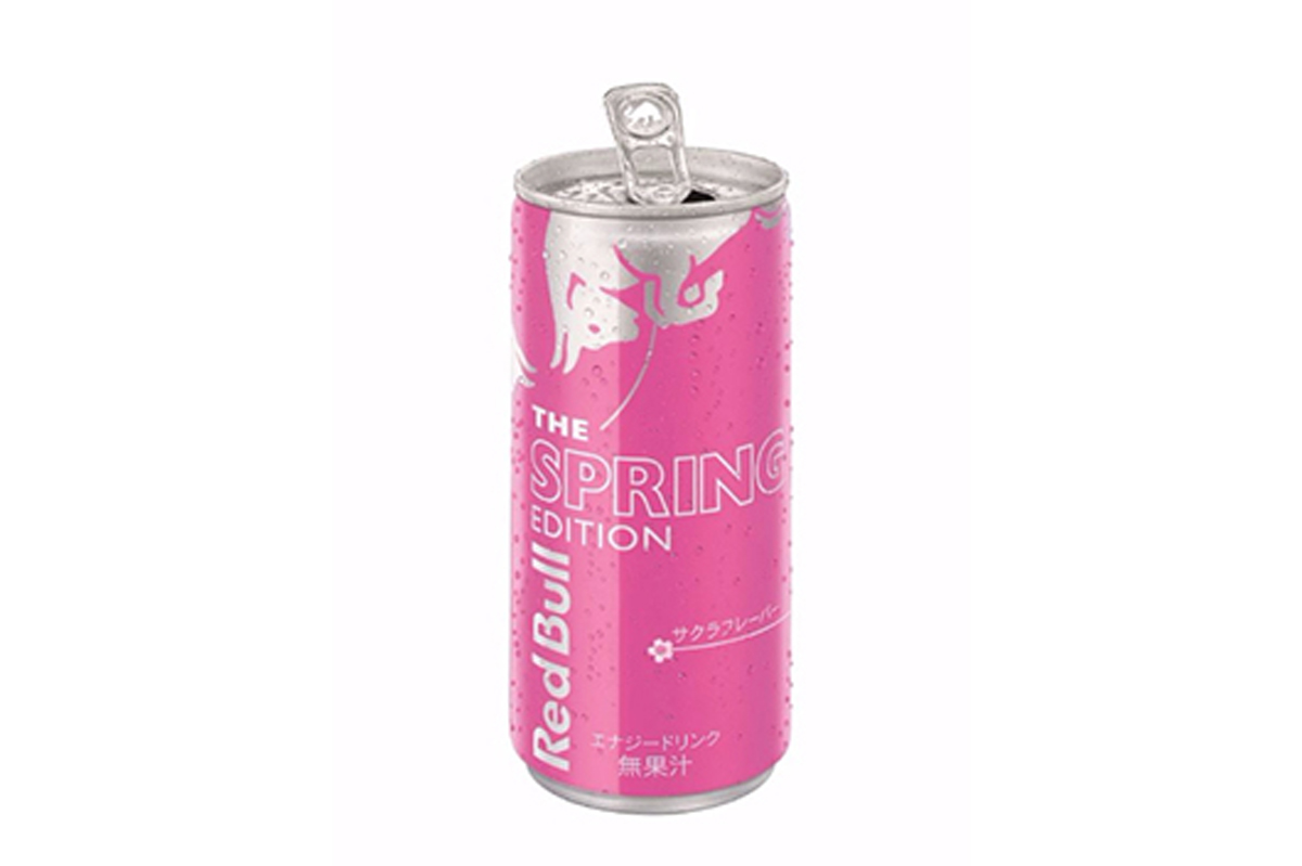 レッドブル、サクラ味『RED BULL THE SPRING EDITION』を限定販売