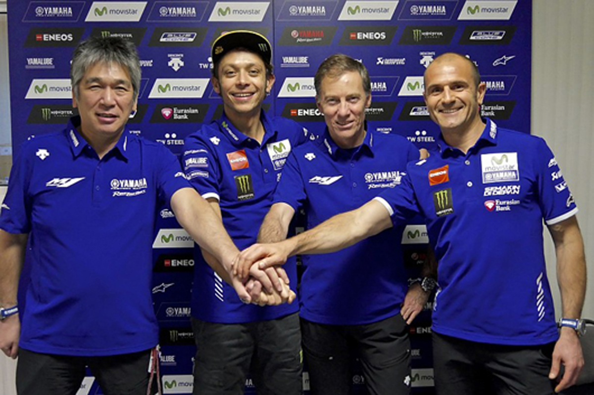 バレンティーノ・ロッシ、ヤマハとの契約を2018年まで延長/ MotoGP