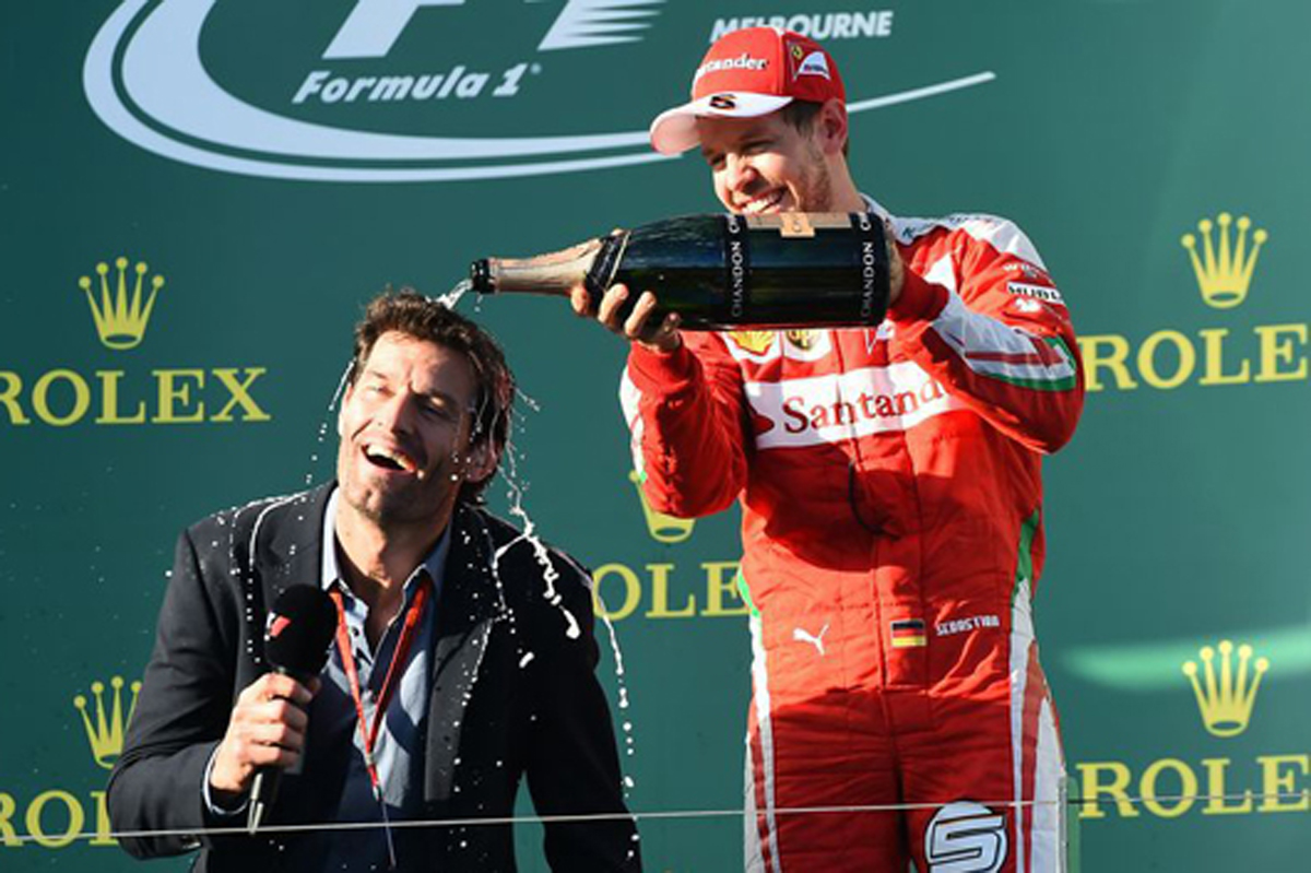 フェラーリ：セバスチャン・ベッテルが3位表彰台 / F1オーストラリアGP