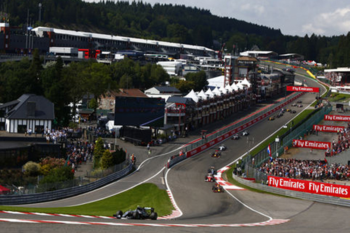 F1ベルギーGP 結果：ニコ・ロズベルグがポール・トゥ・ウィン