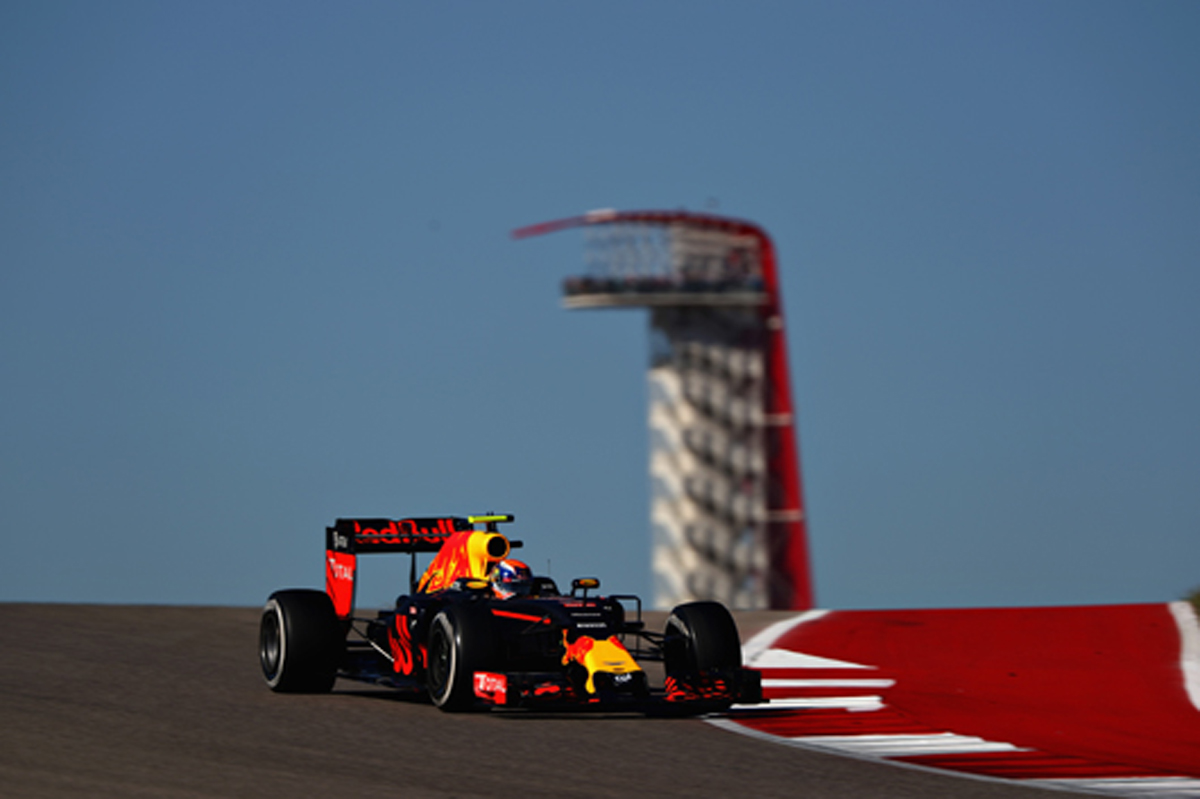 F1アメリカGP フリー走行3回目：マックス・フェルスタッペンがトップタイム