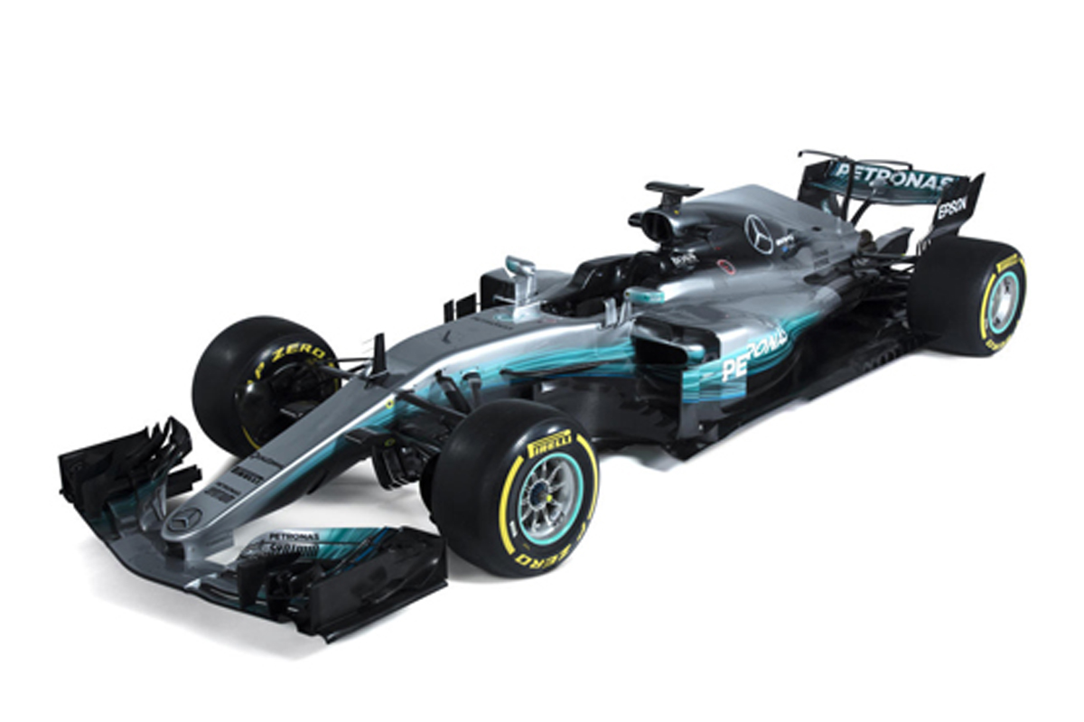メルセデス W08：スタジオフォト
