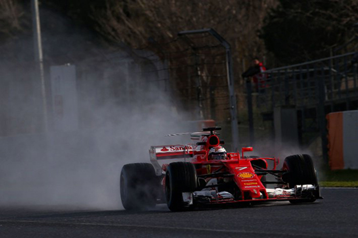 F1バルセロナテスト 最終日：キミ・ライコネンが午前のトップタイム